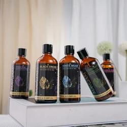 MAYJAM 100ML Fragrance Diffuser Oil White Musk Bubble Gum Sea Breeze Baby Powder Coffee Freesia for Making Candle Humidifier