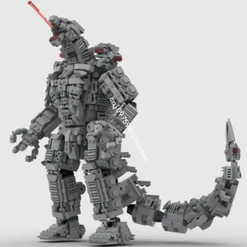 New 1719Pcs Famous Monster Movie Series Moc Mecha Dragon Active Model Building Block Diy Creative Ideas Brick Toy Birthday Gift