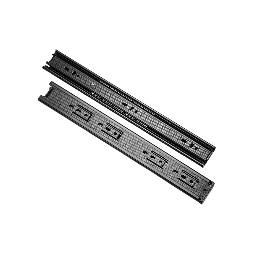 Three Section 40mm Drawer Slides Heavy Duty Full Extension Silent Operation for Dining Room Buffet For Drawers