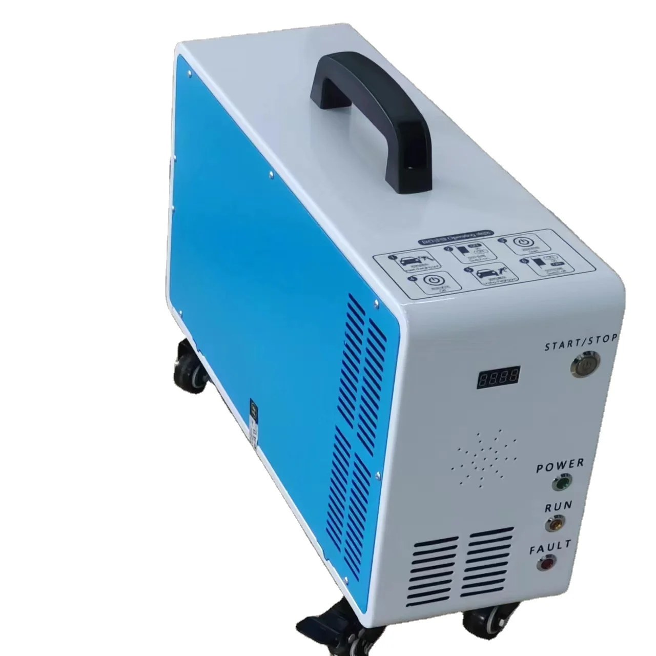 الطاقة الجديدة 20KW DC CCS EV شاحن أزرق شاحن محمول للمركبات الكهربائية