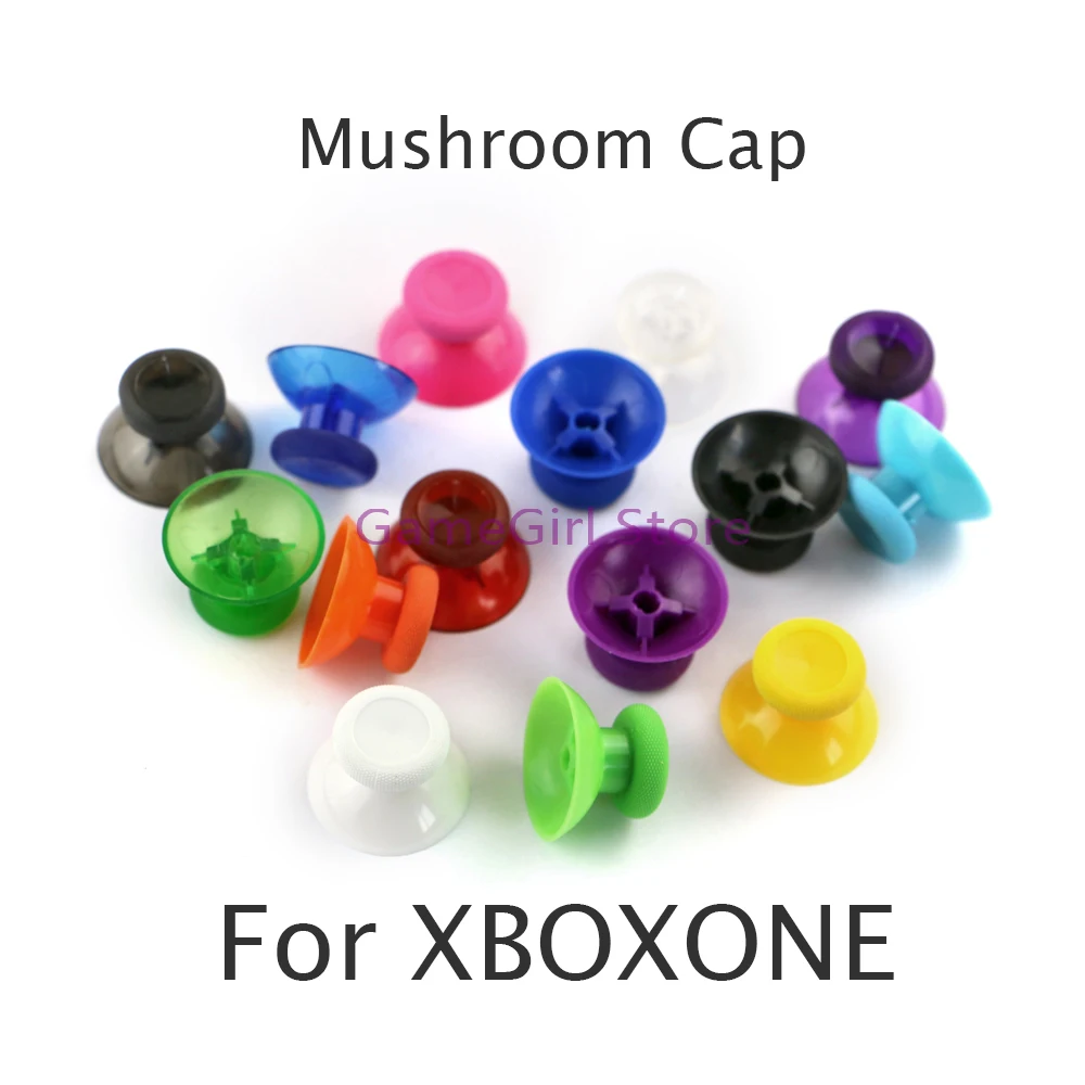 200pcs Colorful 3D Analog Joystick Thumbstick Thumb Stick Mushroom Cap For Xbox One Controller Replacement