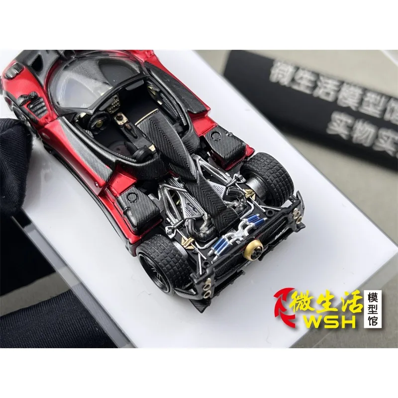 RM 1:64 パガーニ ゾンダ 760 コンバーチブル ダイキャスト シミュレーション合金車モデル、男の子向けのお祭りギフト玩具、大人向けのコレクターズオーナメント。