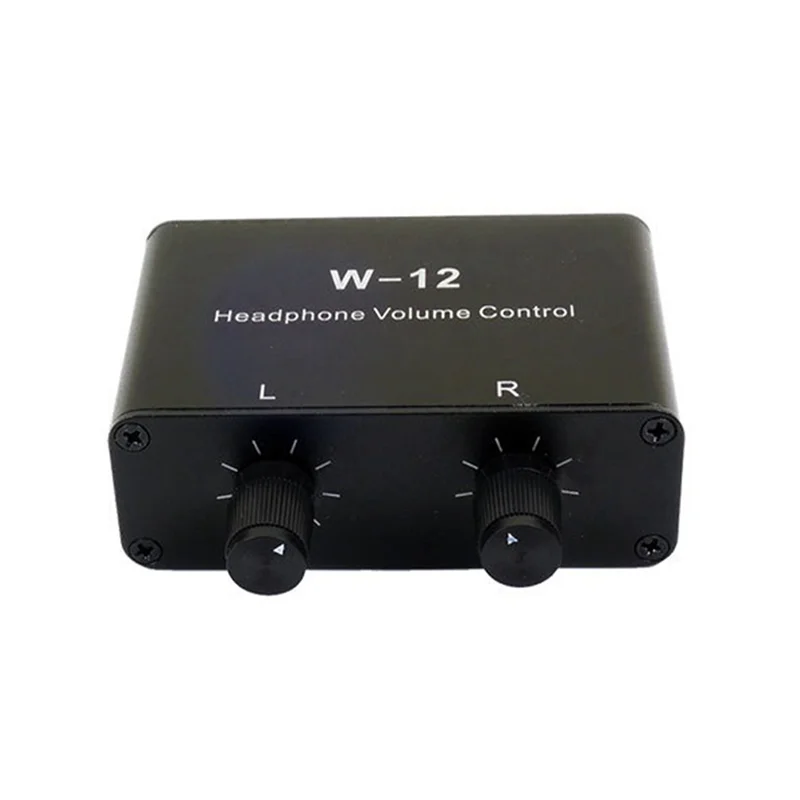 Hot-Sound Controller Headphone Volume Control 3.5Mm + 6.35Mm Stereo Volume Controller Adjustment For Left And Right Channels