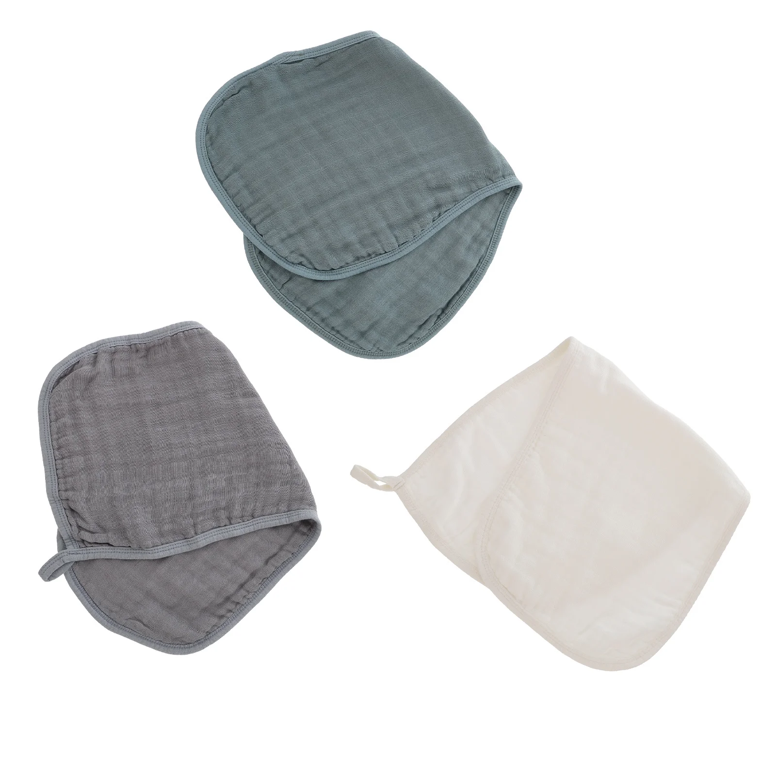 

3Pcs Baby Burp Cloths Soft Texture Newborn Burping Rags Toddler Saliva Towels Baby Washcloths Burp Cloths Newborn Burping Rags