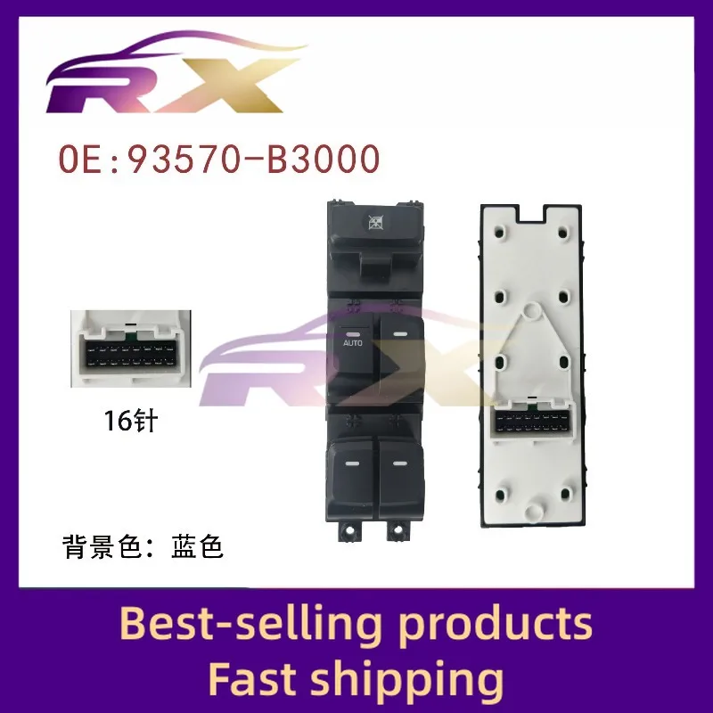 

93570-B3000 is suitable for modern famous car window control button assembly glass lift switch button