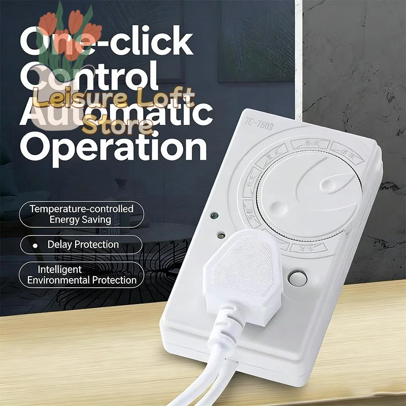 Refrigerator Thermostat Electronic Timer Controller Delay Switch Intelligent Power Control for Storage Room Cooling Devices
