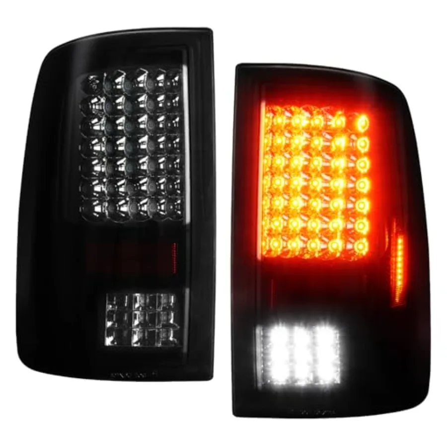 مجموعة الضوء الخلفي LED الخلفية لـ 20092018 دودج رام 1500 و 20102018 رام 2500 3500 شاحنات مع عدسة دخان كروم مصممة لـ F #1