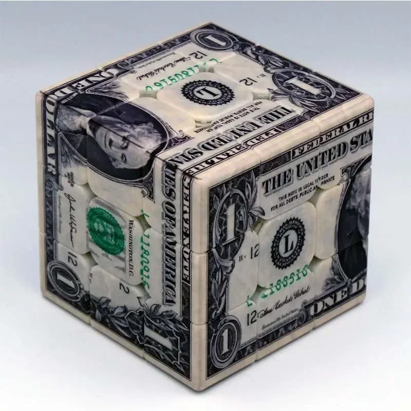 Intellectual Development of Educational Gifts and Toys UV Printing Personalized Currency US Dollar Third-order Magic Square