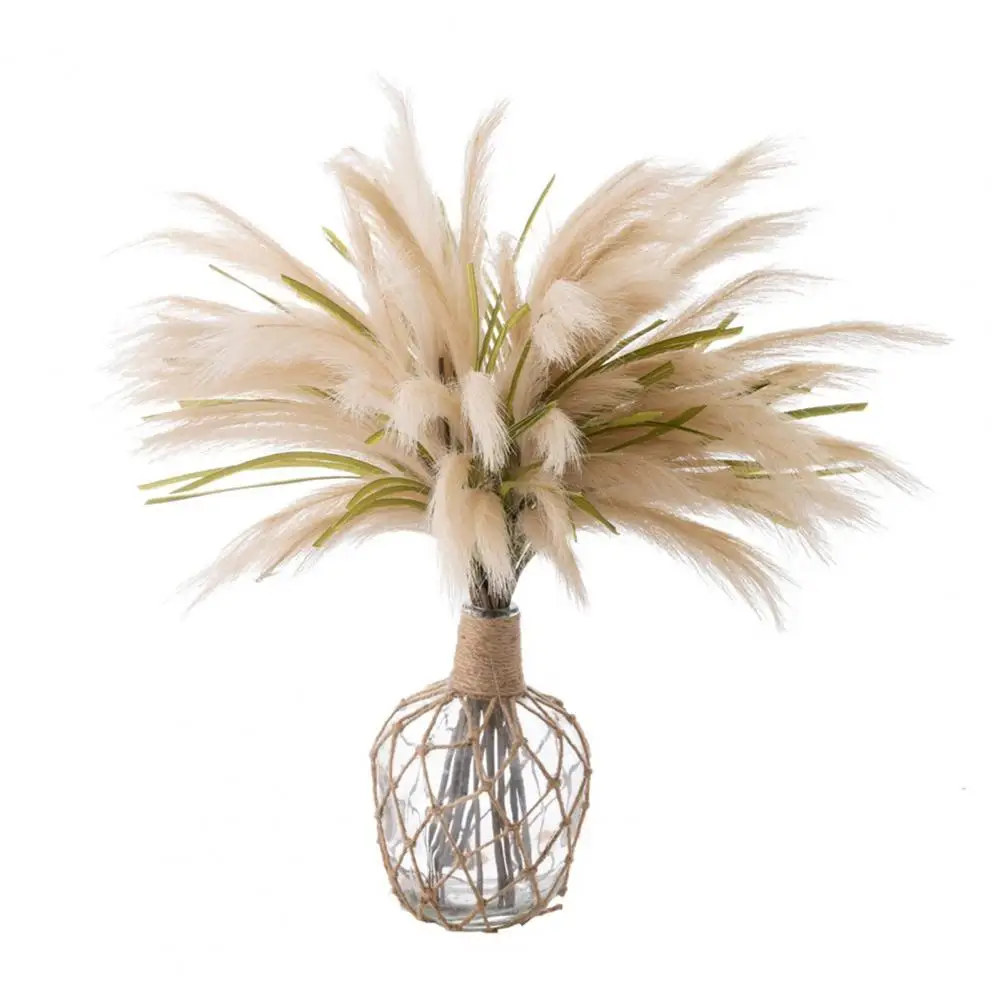 christmas artificial flowers Fake Reed Grass Pampas for Home Wedding decoración hogar