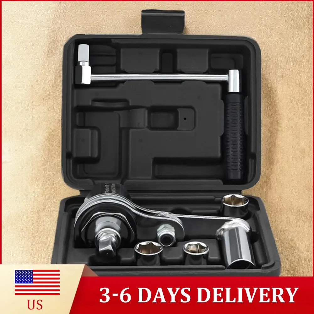 

Chrome Vanadium Steel Wrench Booster Tire Nut Remover with 17mm/19mm/21mm Sockets Car Tire Disassembly Labor-Saving Force Wrench