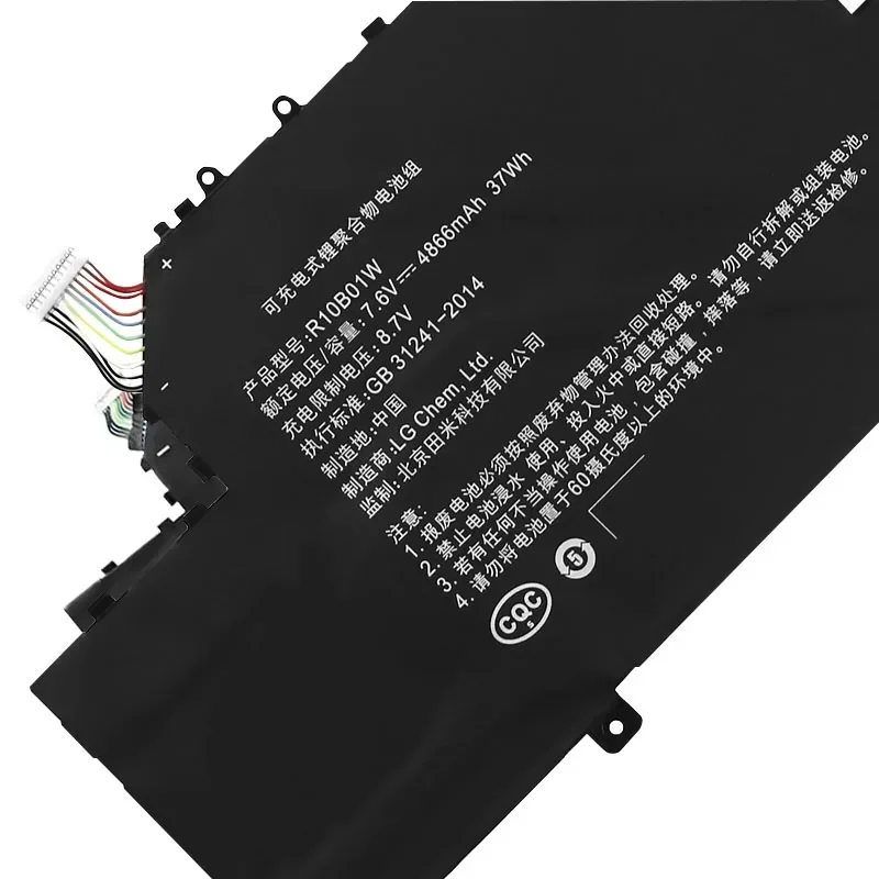 7.6V 37WH Laptop Battery R10B01W For Xiaomi Mi Air 12.5