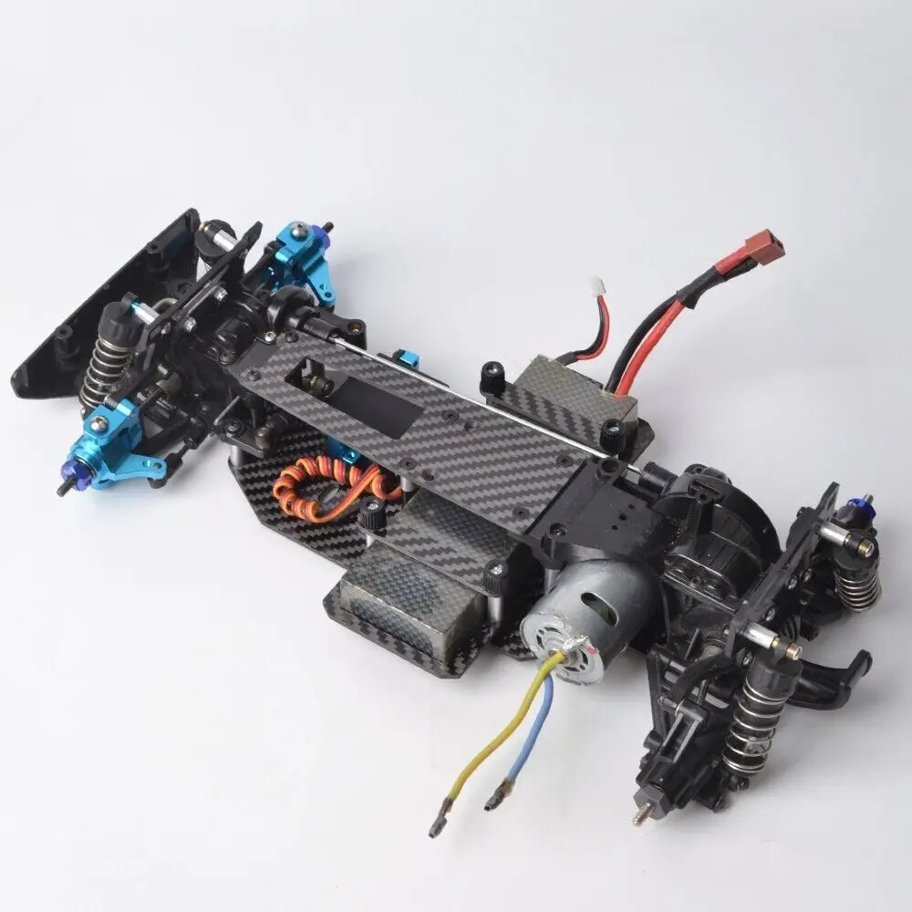 Kit telaio in carbonio per Tamiya TA02 TA02W TA02S TA02SW TA02T aggiornamento auto RC