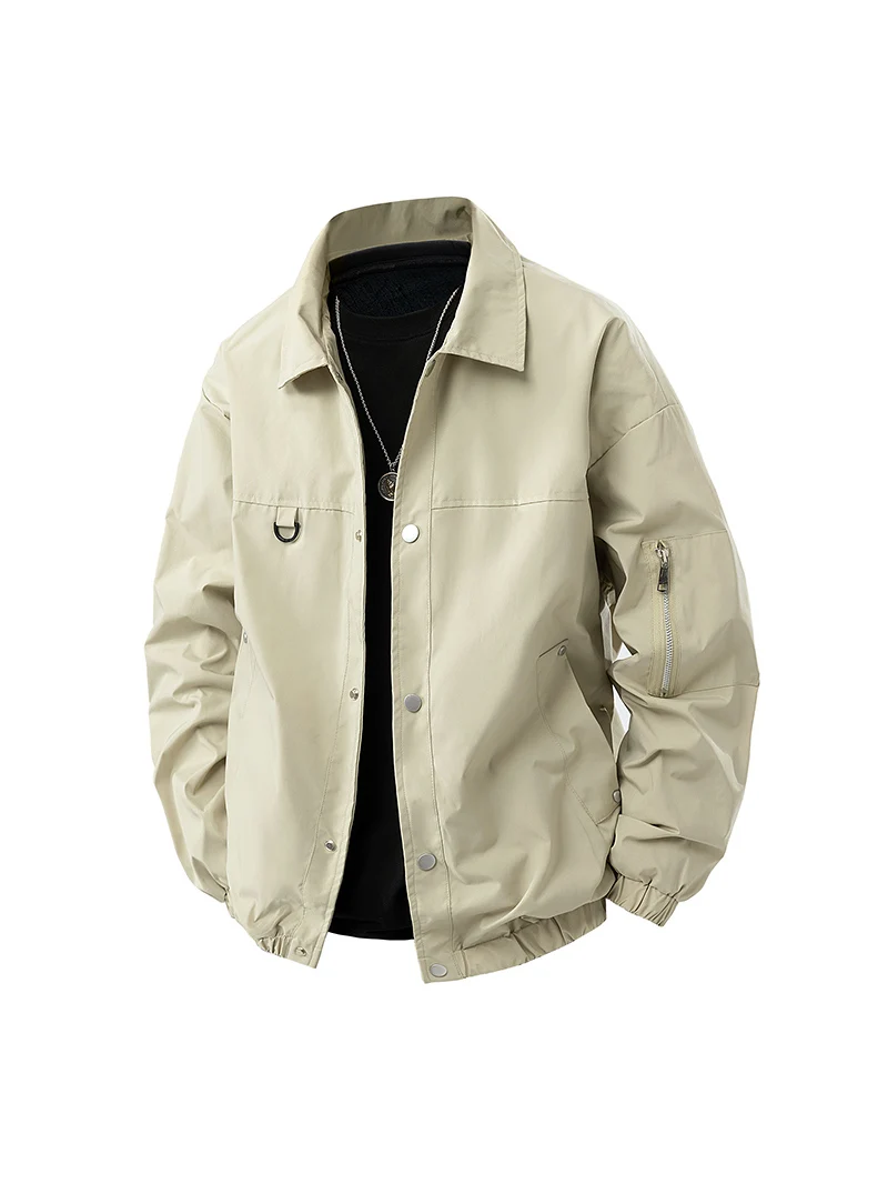 

Американская бейсбольная майка Sle для мужчин, весенне-осенняя новая модная рабочая одежда в стиле ретро, ветрозащитная длинная верхняя одежда на молнии све