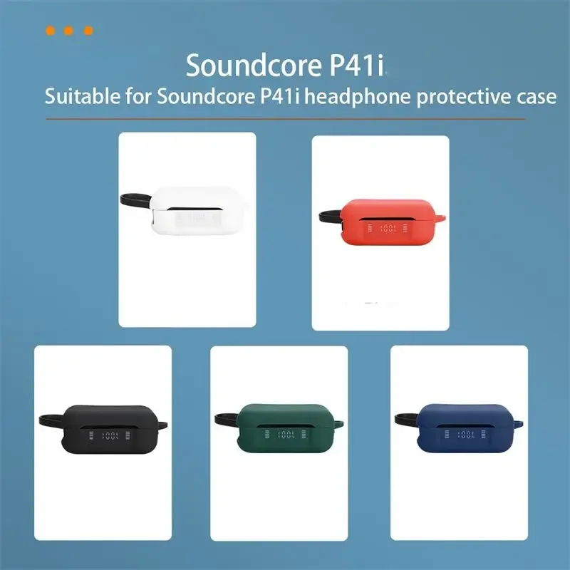 

Earphone Cover For Soundcore P41i Bluetooth Earbuds Protective For Soundcore P41i Shell Anti Drop Box Sleeve Headphone Case