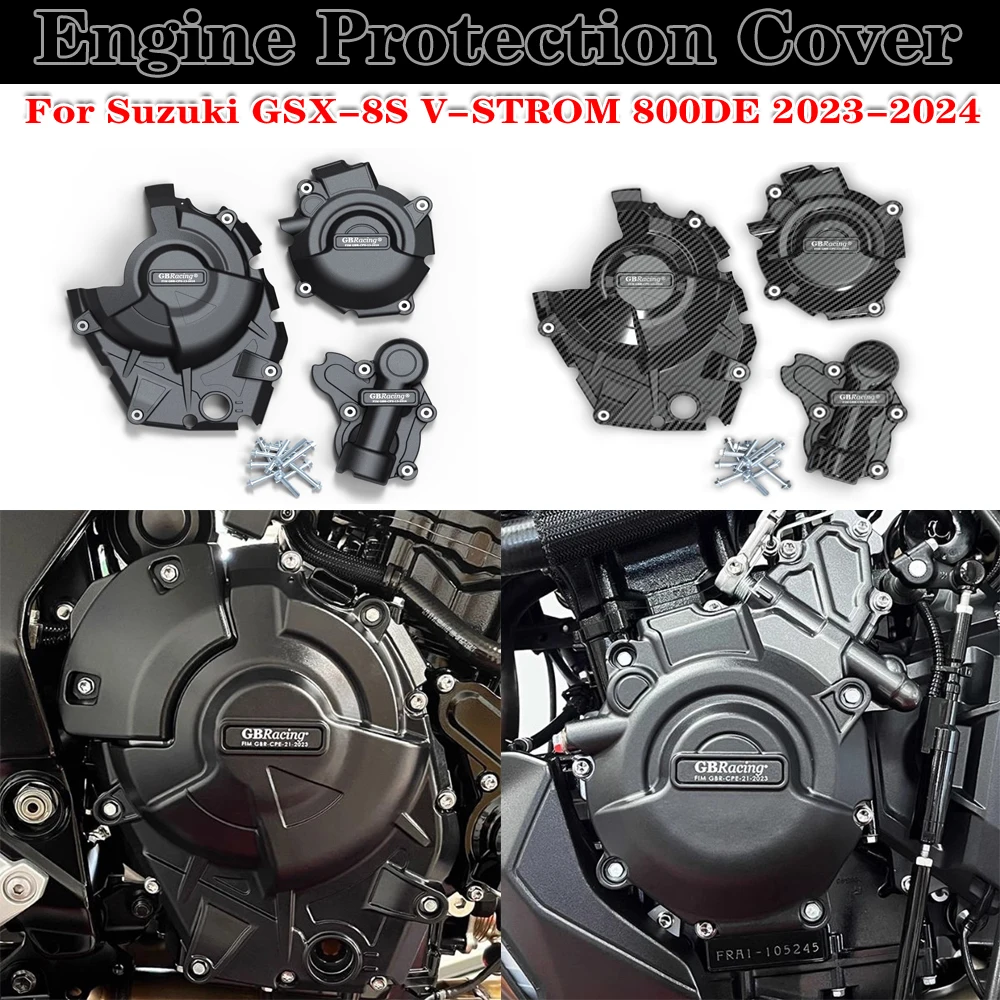 For Suzuki GSX-8S 2023-2024 V-STROM 800DE 2023-2024 Engine Protection Cover Racing Engine Protective Cover