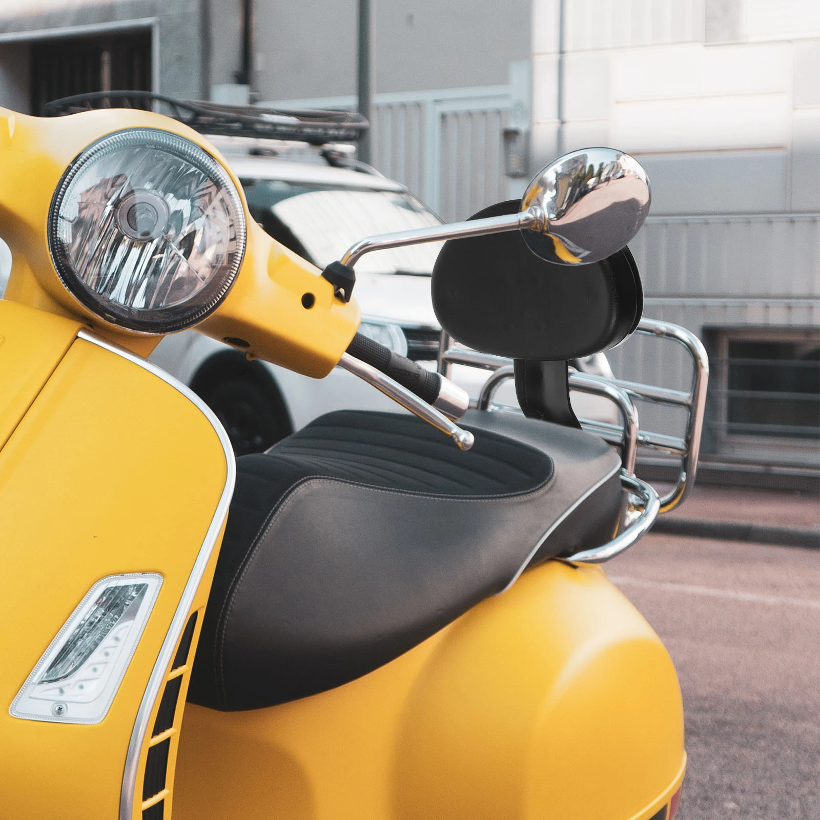 

Electric Bicycle Backrest Durable Soft Touch Seat Cushion Safety Support Practical Replacement Rear Rest for Cycling