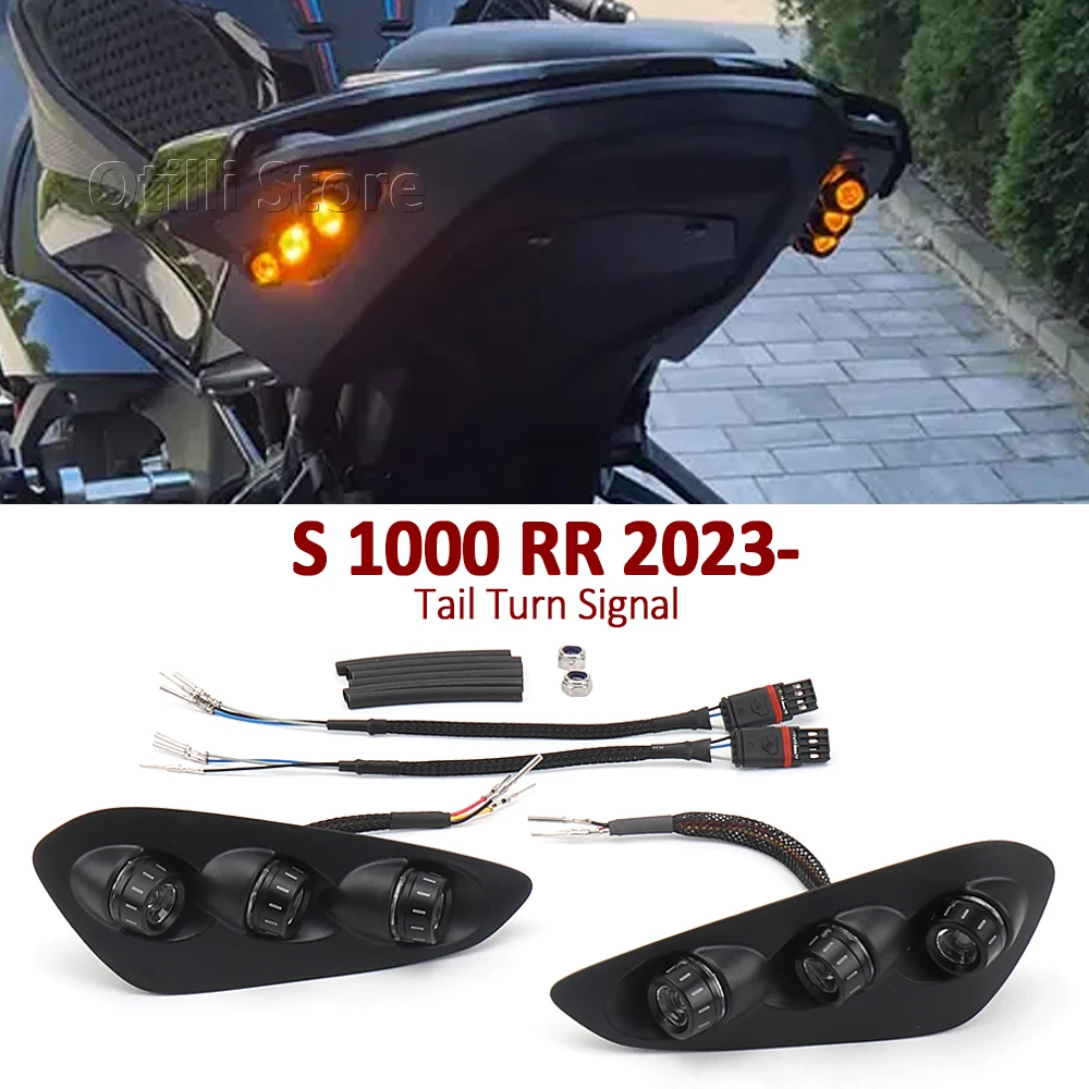 Per BMW S 1000 RR 2023 2024 2025 Luci posteriori Moto LED Indicatori di direzione Direzionale Lampeggiatore Fanale posteriore S1000RR