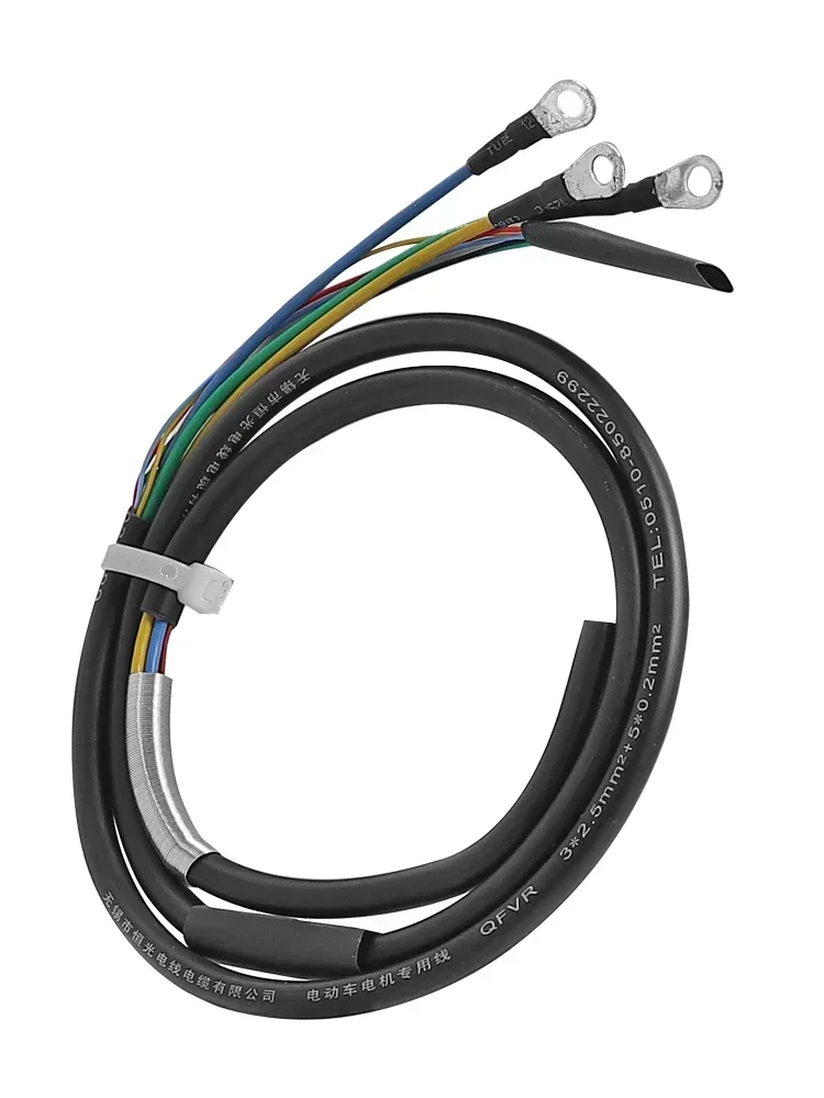 AliExpress NONE For Electric Bicycle Motor Cable Brushless DC Motor Hall+Phase Wire 2mm²/2.5mm² Pure Copper Hall Sensor Wire Motor Cable Part