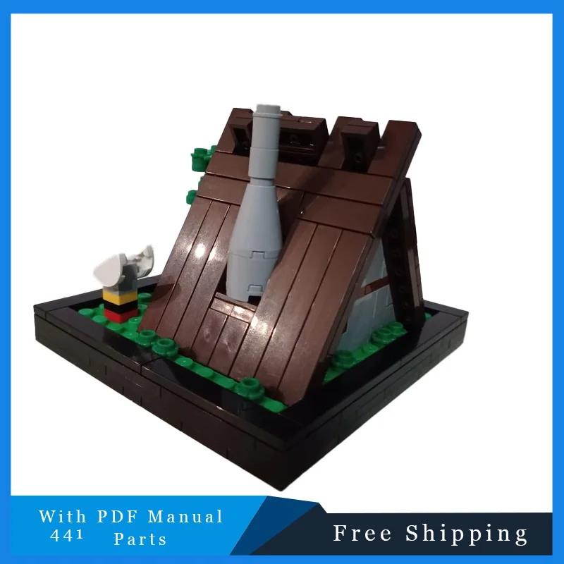 441 個 MOC コミック有名なレンガの家ビルディングブロックモデル子供教育 DIY 組立おもちゃセットクリスマス誕生日ギフト