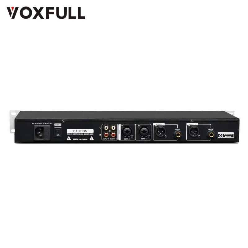 Voxfull EQ-777S Dual-Channel Professional Digital Crossover 31-Band System Sound Equalizer Professional Sound Equipments