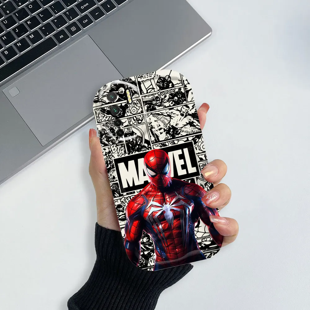 Marvel SpiderMan Deadpool Iron Man 3D Wave Phone Case For OPPO A98 A94 A93 A92 A79 A78 A76 A74 A60 A58 A57 A55 A54 A53 A38 Cover