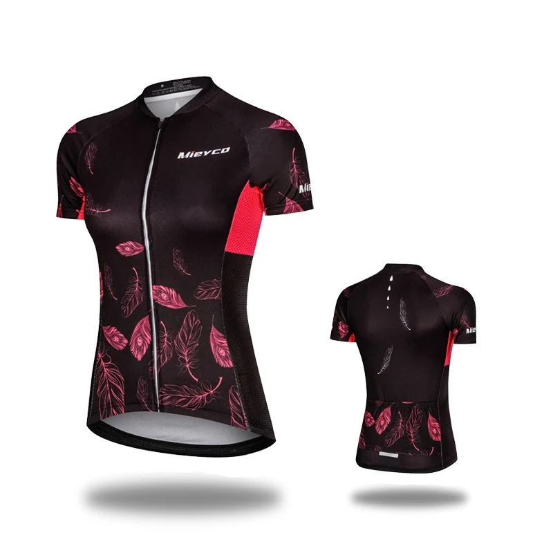 Damen-Radtrikot mit kurzen Ärmeln, reflektierend, schnelltrocknend, atmungsaktiv, MTB-Rennradshirt, Sommer-Maillot Ciclismo – Detail 16