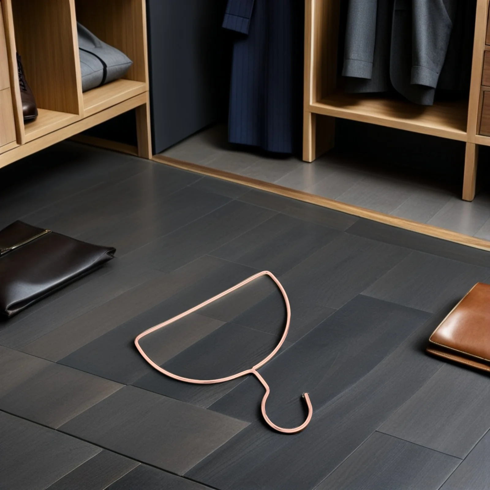 

10Pcs Semi-Circular Metal Clothes Hanger Nonslip Scarf Holder Tie Belt Organizer Closet Rack Space Saving Coat Hangers Adult