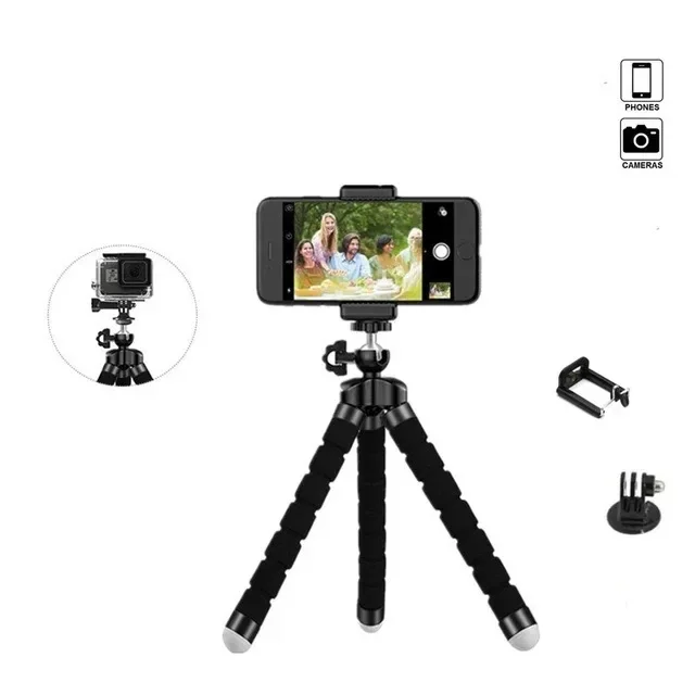 FF-F18 Mini Tripod Stand Mount For For iPhone Samsung Phone Gopro Hero 8 7 6 5 4 3+  Action Camera Accessories