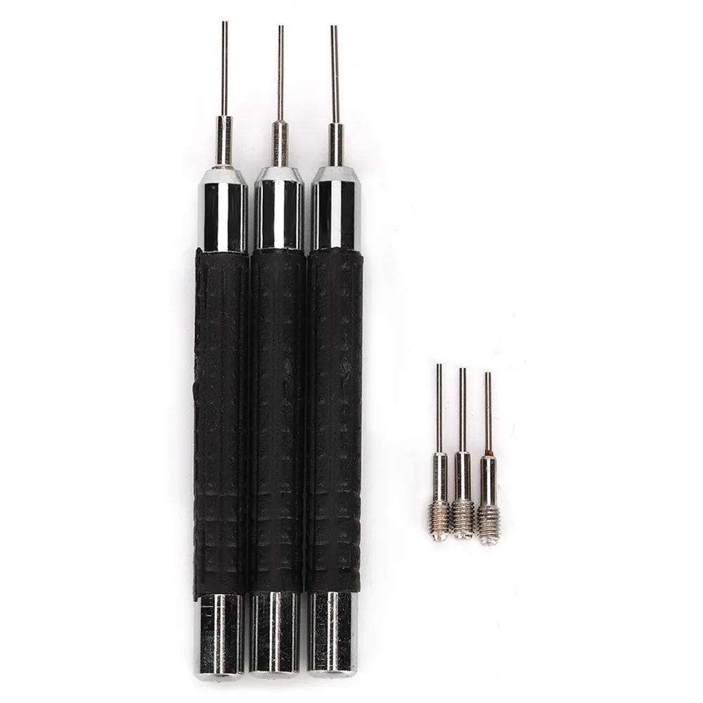 3pcs Alloy Material Watch Band Link Remover 0.7mm/0.8mm/0.9mm Needle 3PCS Set Watch Repairing Tool Watch Band Replacement