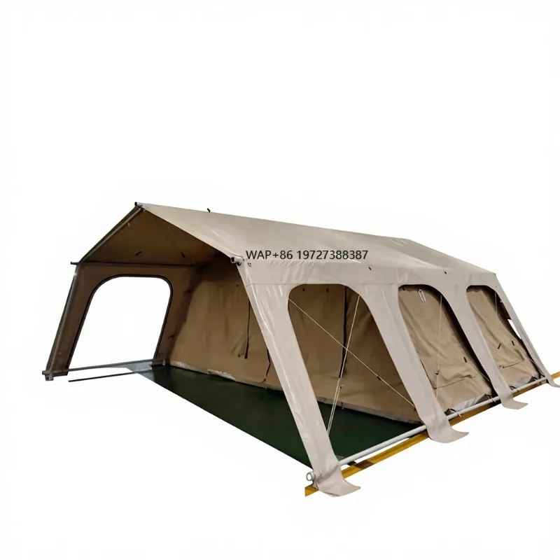 High-quality Double-layer Pentagonal Outdoor Camping Tent, Suitable for Use All Year Round