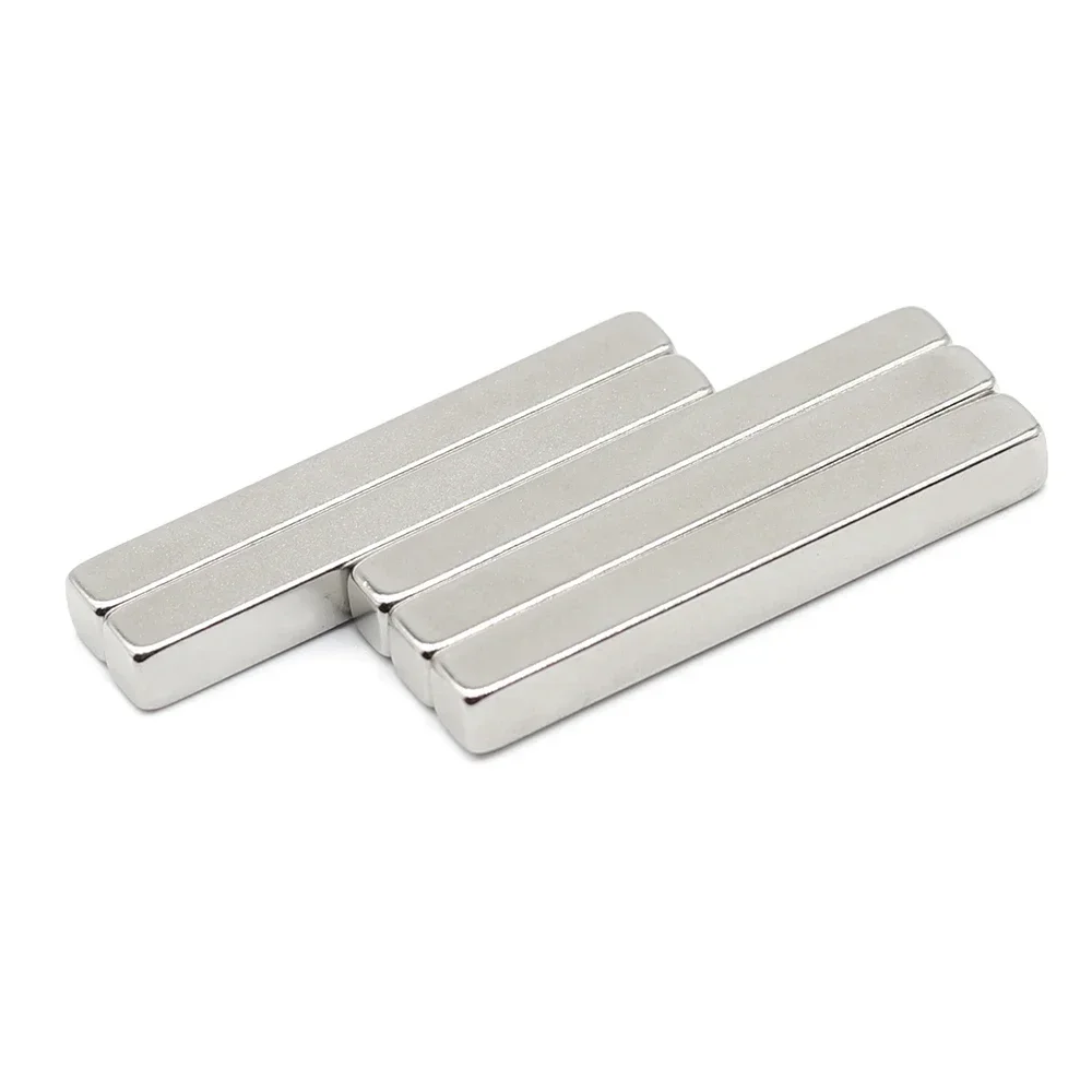 N35 40x5x5mm Rectangle Square Neodymium Scooter Bar Block Strong Magnets Rare Earth  Sheet Plate Search Magnetic Bar for Toy