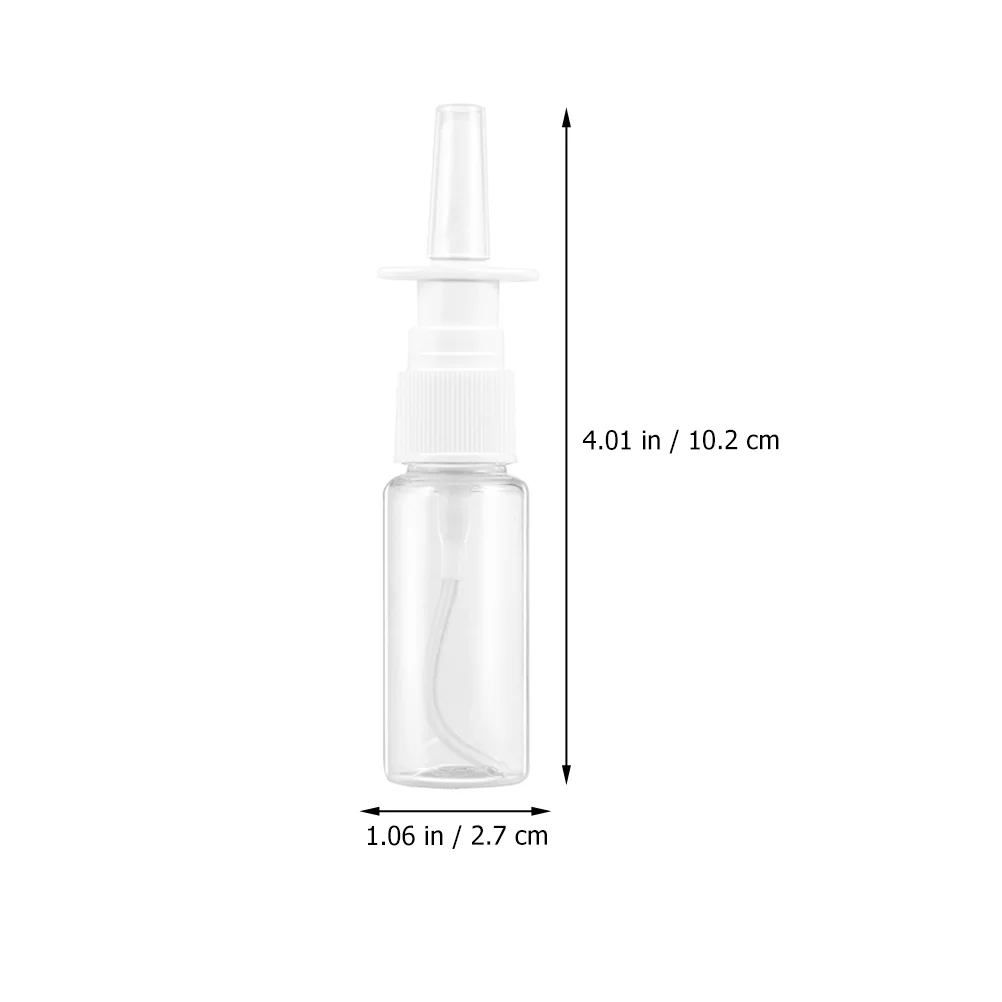 Botella de Spray para rinitis, botellas divisorias pequeñas, cosméticos, tóner, líquido de viaje, suministros de maquillaje Nasal, 10 piezas