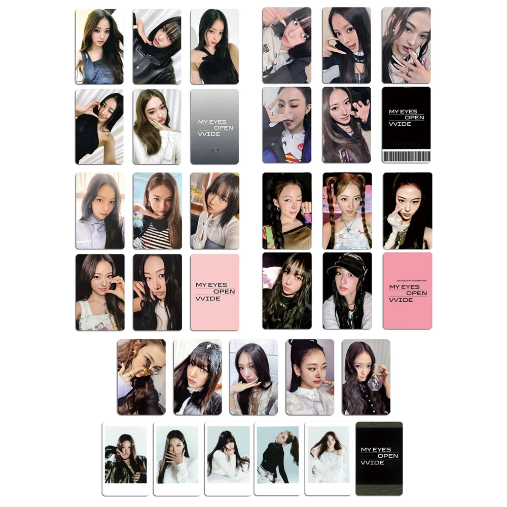 New Arrival Gawon Sooin Anna Korean Style Double Sides Lomo Cards Narin Ella meovv 5/30Pcs/Set Selfie Photocards Fans Collection
