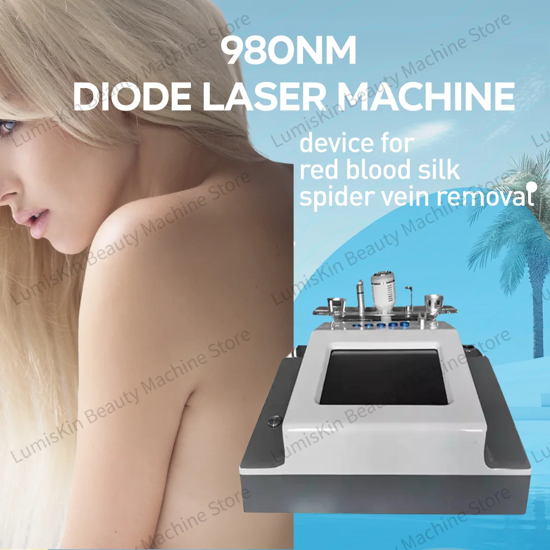 

Portable high-power 4000W 980nm 5 in 1 Vascular Removal Spider Vein Removal Diode Laser Physiotherapy Machine