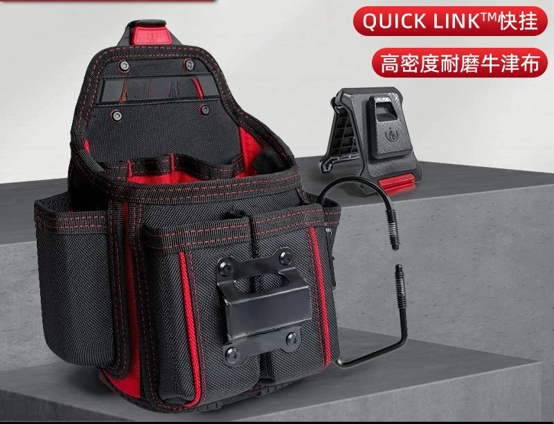 

Tool kit, special tool bag for electricians, quick hanging, high-density Oxford cloth, wear-resistant and large capacity