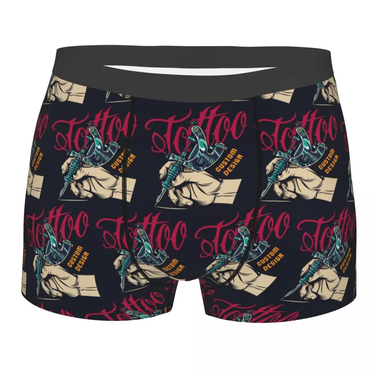 Boxer Underpants Shorts Tattoo Artist Tattooists Panties Men's Breathable Underwear for Homme Man Boyfriend Gift