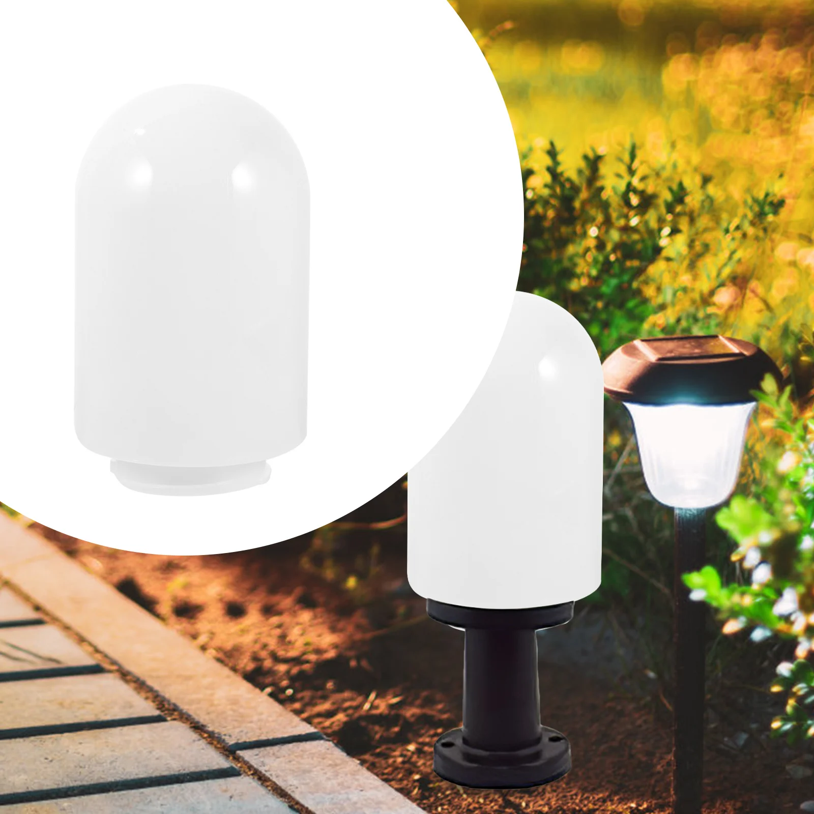 

1pcs Lamp Post Shade Replacement Outdoor Post Lamp Shade Modern Weather Resistant Light Cover For Garden Street Patio Decor