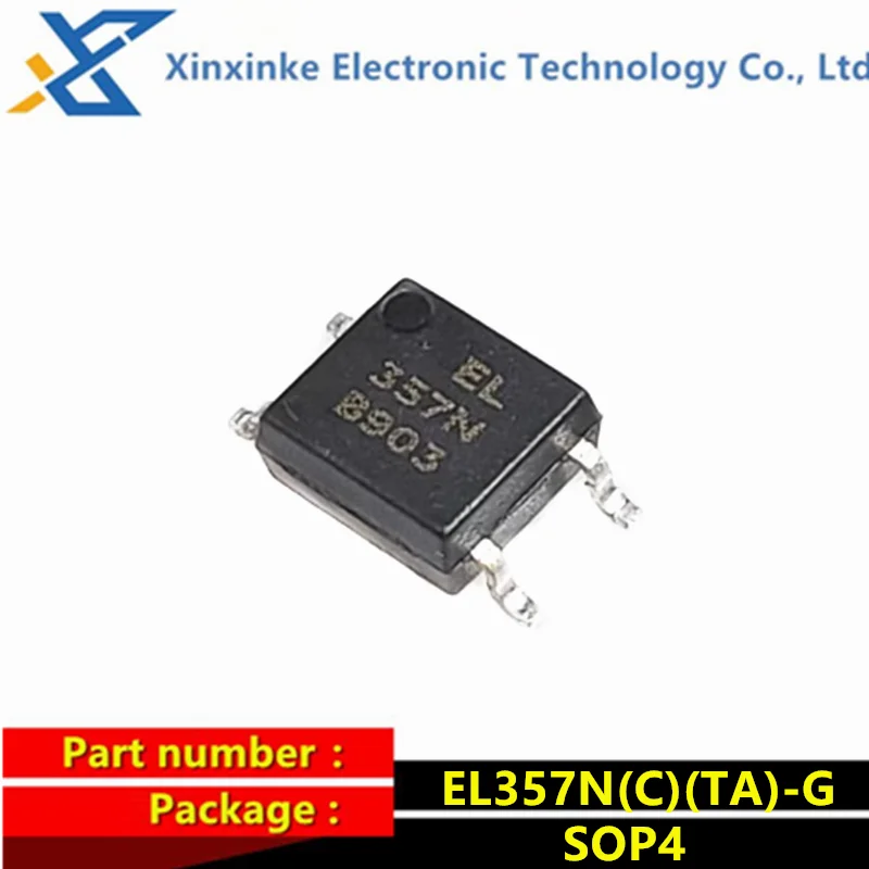 

50PCS EL357N EL357N(C)(TA)-G SOP4 SMD Optocoupler Transistor Output Optocoupler Chip