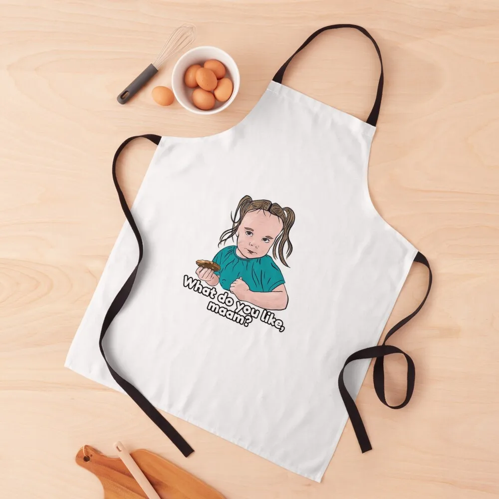 

“What do you like, maam” (white text) Apron Kitchen Things For Home Chef Accessories Apron