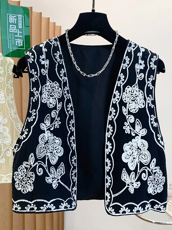 Bohemian Style Heavy Embroider - Embroidery Cardigan 评论和价格