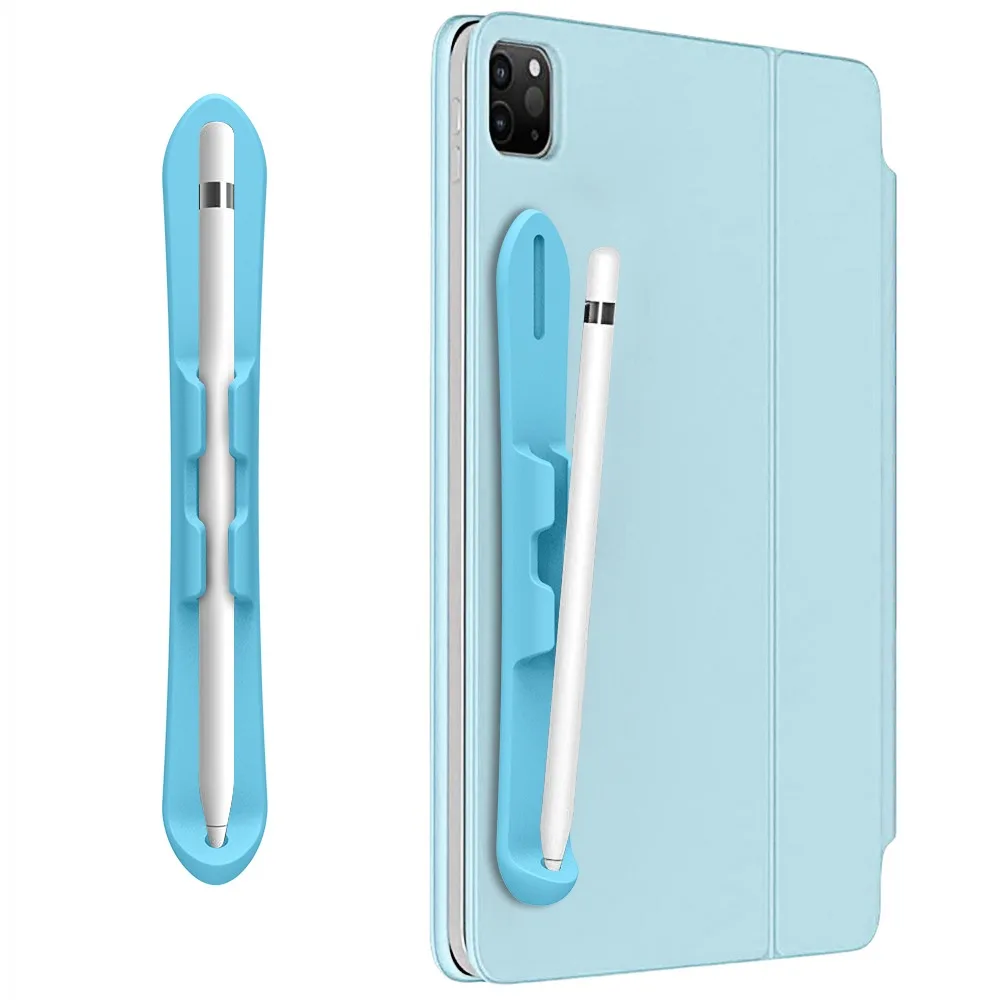Siliconen potloodhouder Zelfklevend Anti-verlies Tablet Touch Pen Slot Flexibel Multifunctioneel voor potlood 1e/2e generatie