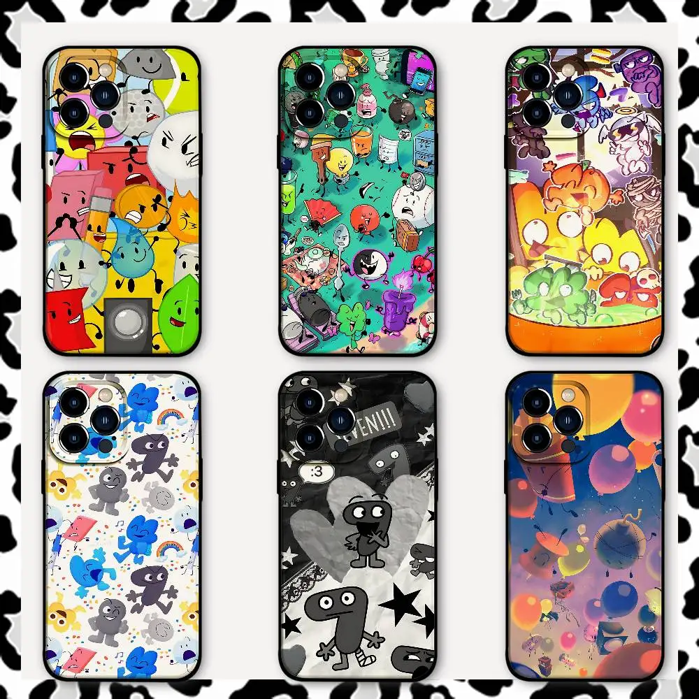 Bfdi B-Battle For Dream Island Handyhülle für iPhone 17 16 15 11 12 13 14 Pro Max 16 Plus 12 Mini 15Pro MAX Cover