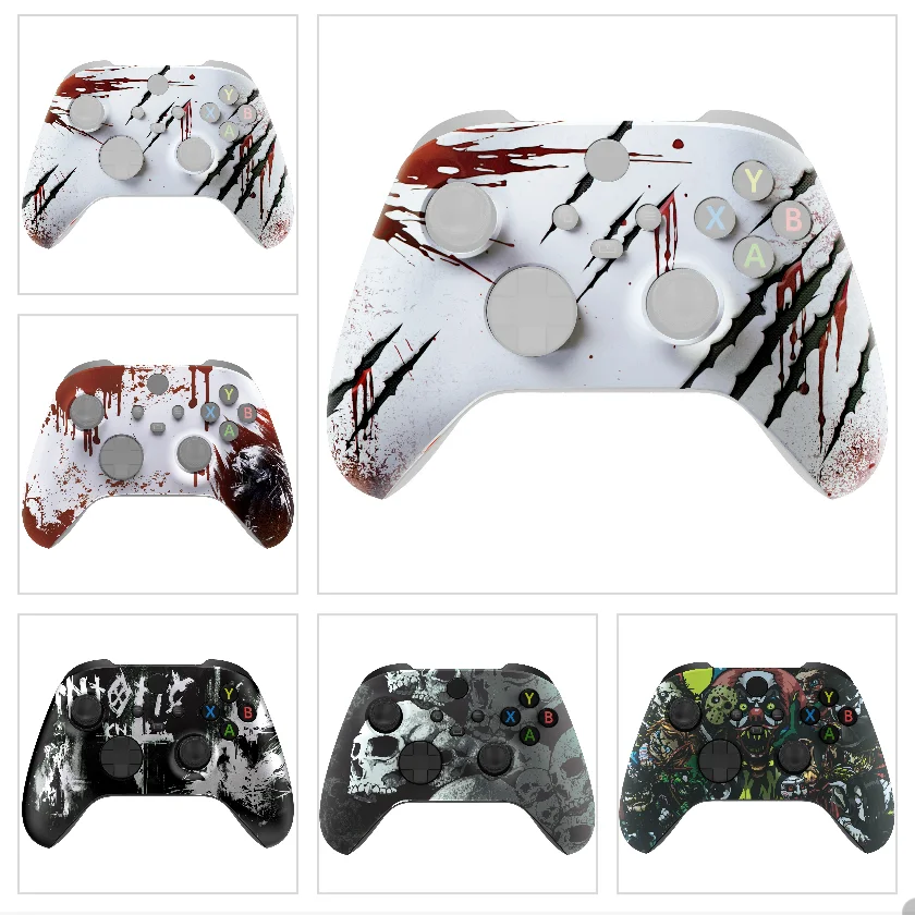 

eXtremeRate Replacement Front Housing Shell Cover Faceplate for Xbox Core Wireless ( Xbox Series X/S ) Controller -Horror Series