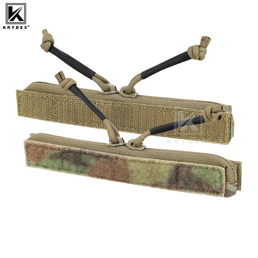 

KRYDEX Тактический жилет Администратор Карманный чехол на молнии Двусторонний карман на молнии с крючком и петлей для FCPC V5 JPC2.0 Держатель жилета