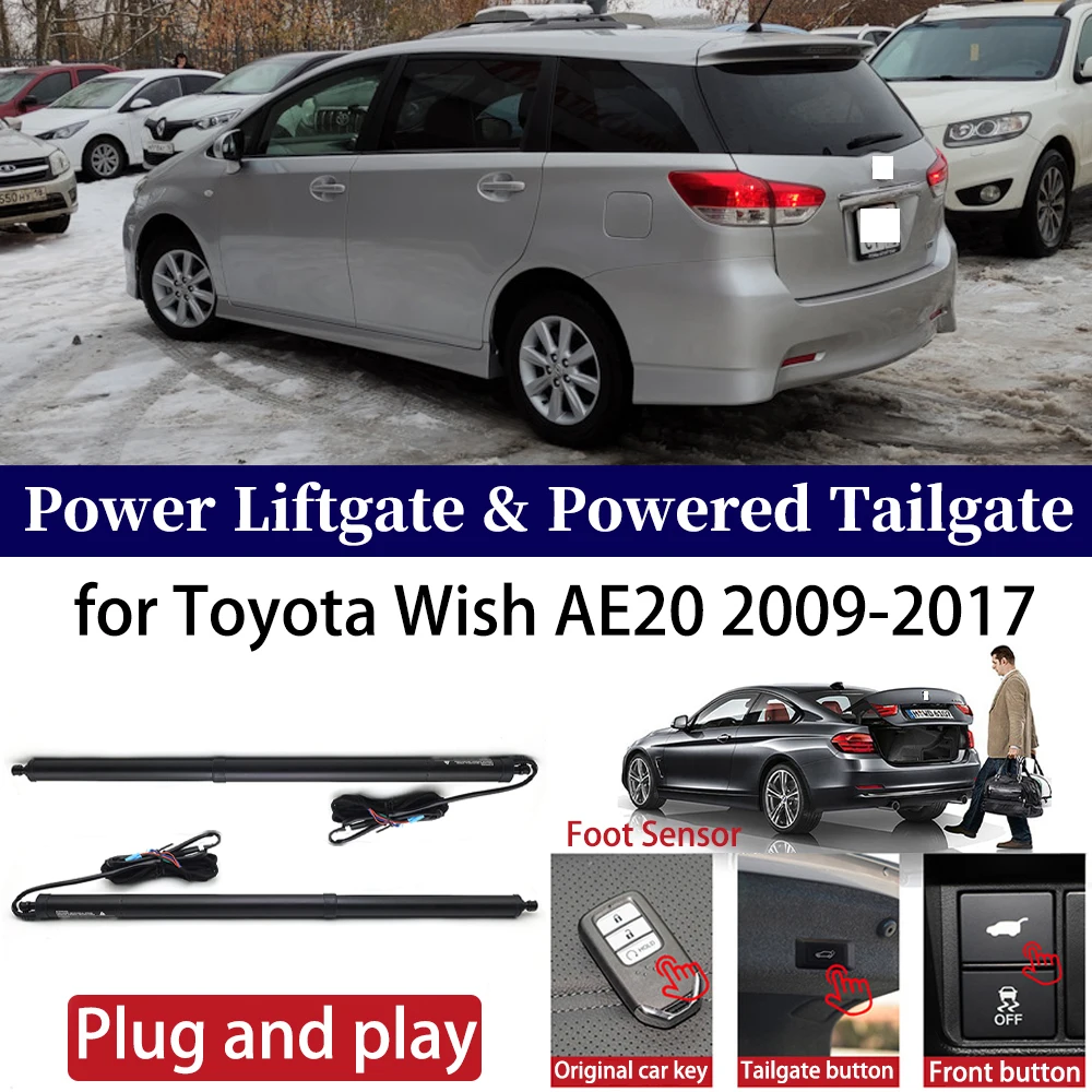 

ZhuCamX for Toyota Wish AE20 2009-2017 Car OEM Power Liftgate Automatic One-Click Powered Tailgate Strut Plug and play
