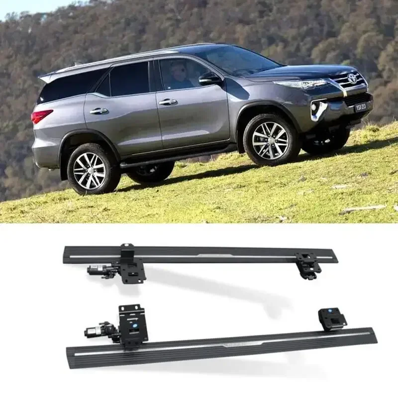 

For TOYOTA Fortuner 2016-2023 Intelligent Electric Automatic Switch Door Control Running Board Side Step Nerf Bar