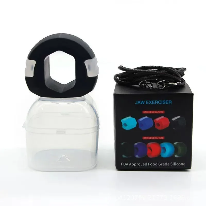 Jawline Exerciser viso Jaw Muscle Toner Training Fitness Ball Anti-aging silice alimentare viso mento guancia sollevamento dimagrante