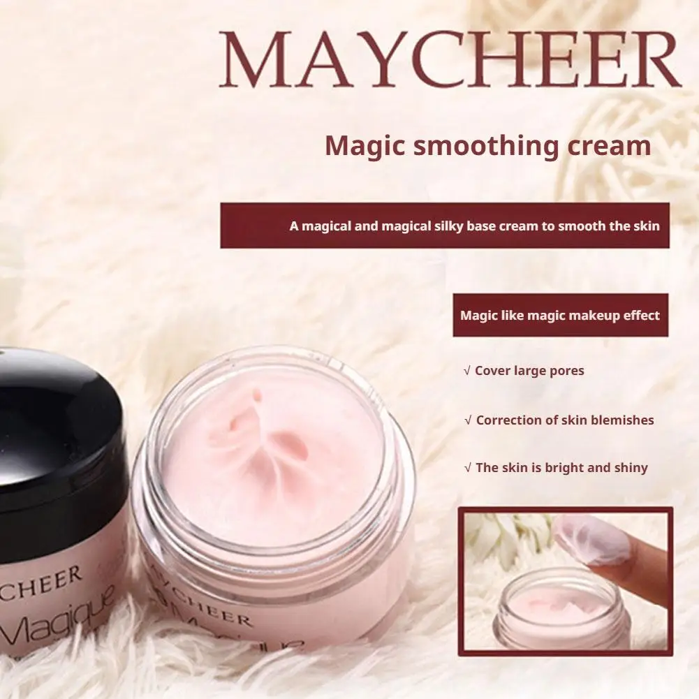 Magiczny Krem Wygładzający Baza Pod Makijaż Korektor do Twarzy Niewidoczny Redukujący Zmarszczki Primer do Makijażu Jedwabisty Primer do Porów Makijaż do Twarzy X5V7