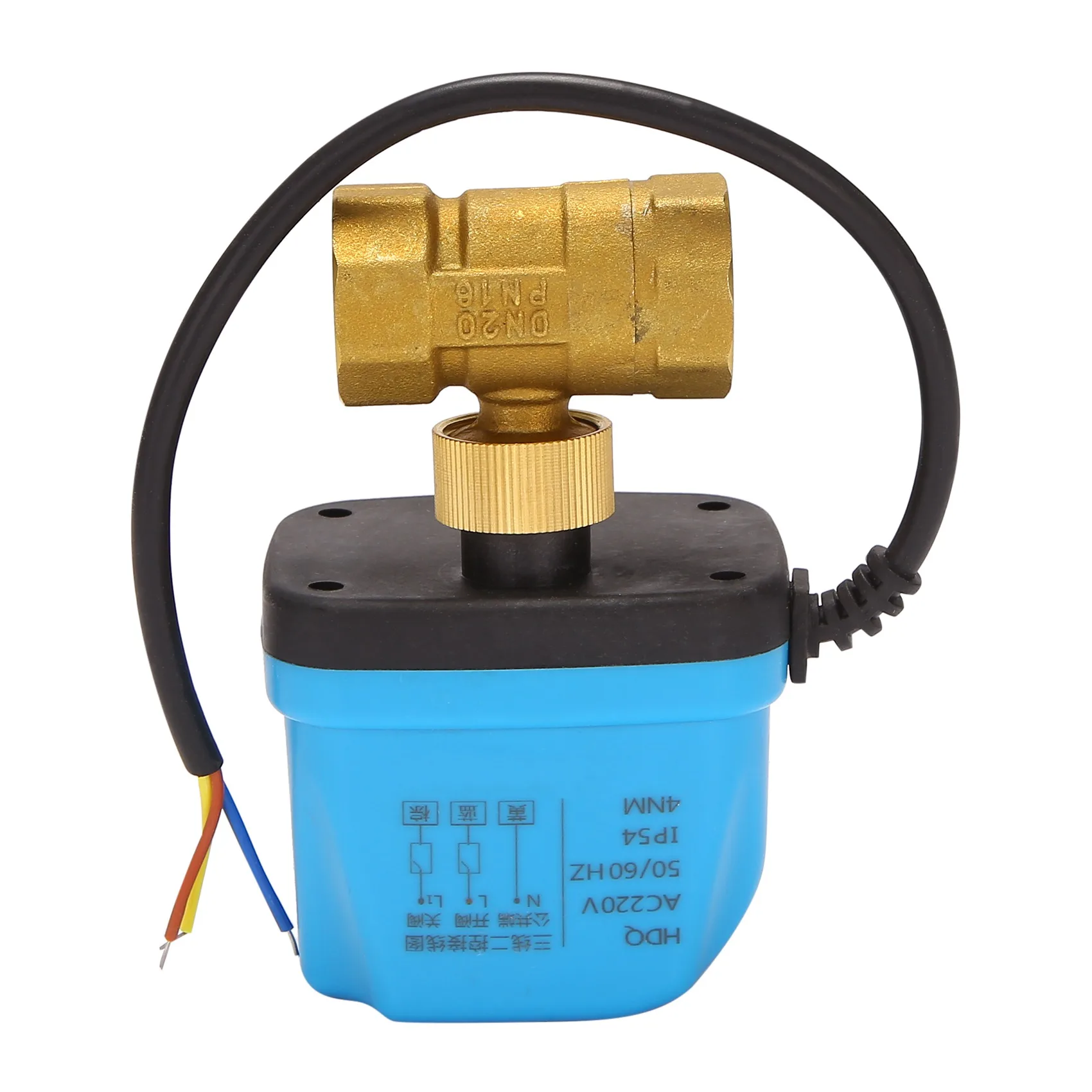 

2-Way Zone Valve Two-way Valve Motor Ball Valve Electric Electric Valve Reversing Ball Valve 220V DN20 (G3 / 4 inch) Reversing V