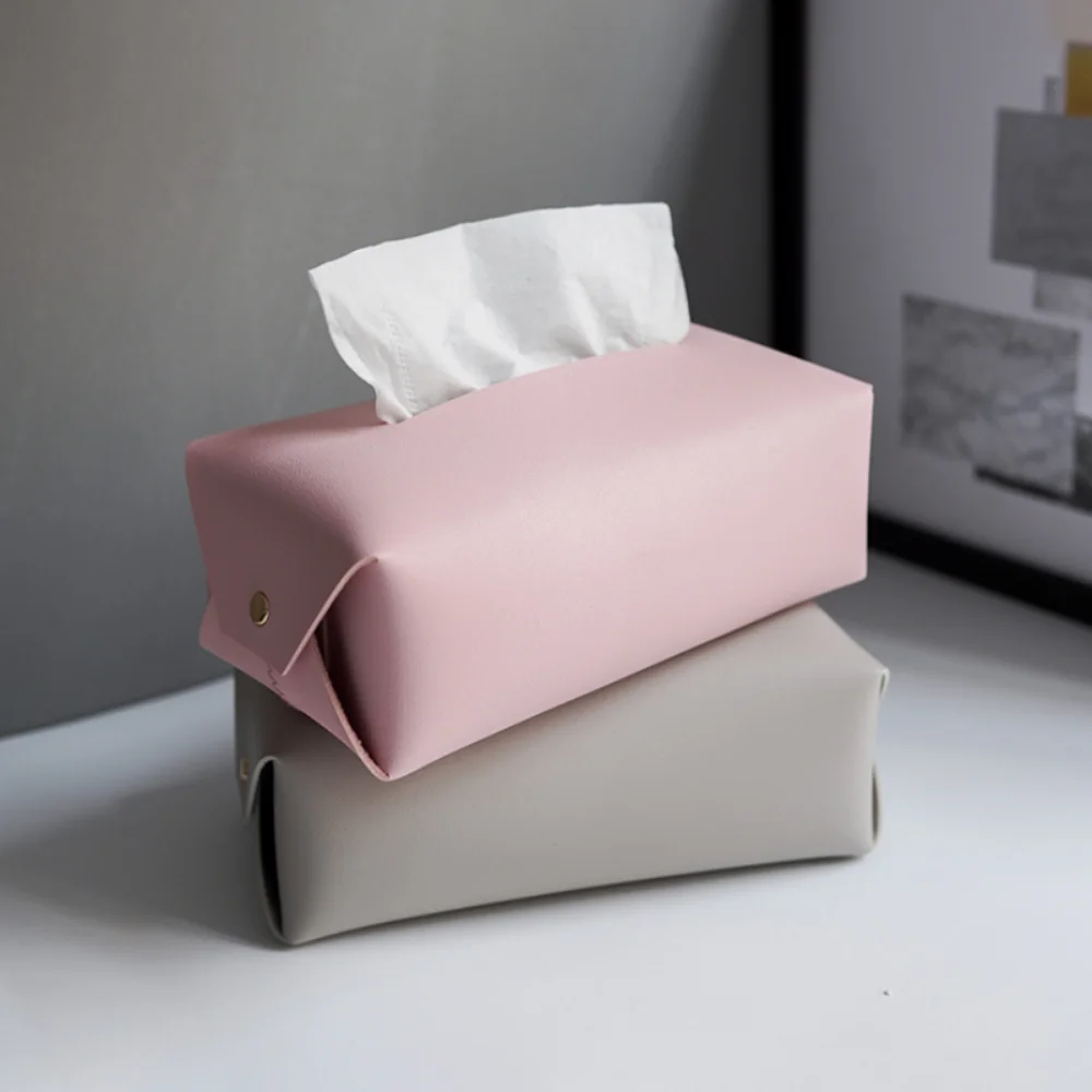 Car-carrying Toilet Home Bathroom Desktop Pumping Tissue Box PVC Leather Living Room Creative Cute Creative Simplicity Wholesale